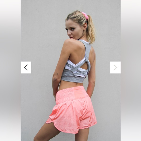 Free People Movement The Way Home Shorts Papaya Punch - Picture 3 of 7